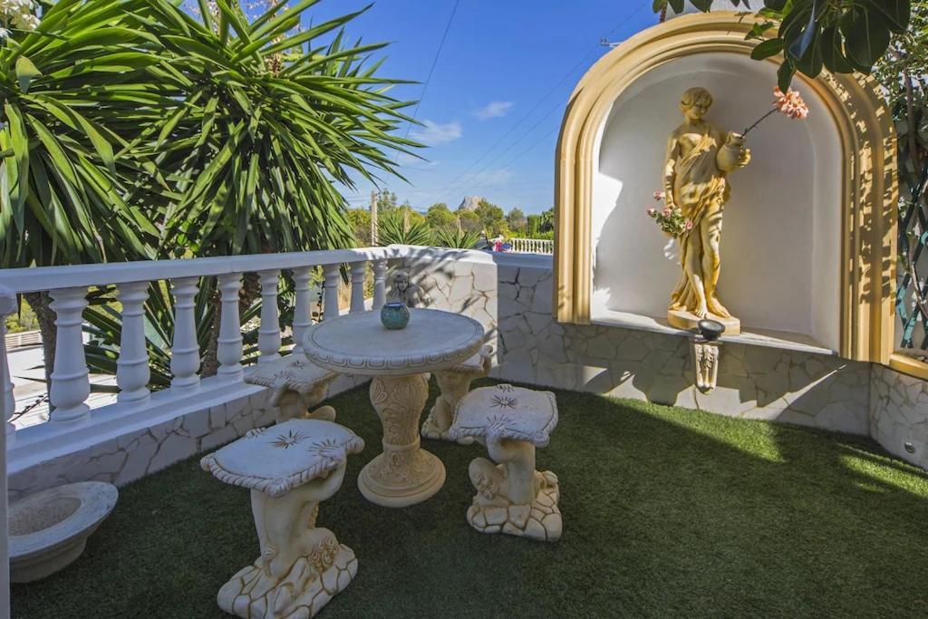 Villa Med Panoramautsikt Med Privat Pool I Calpe, Costa Blanca, Spanien Exterior photo