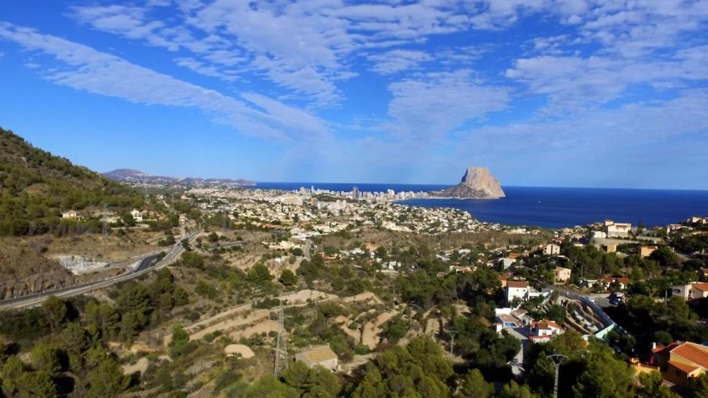 Villa Med Panoramautsikt Med Privat Pool I Calpe, Costa Blanca, Spanien Exterior photo